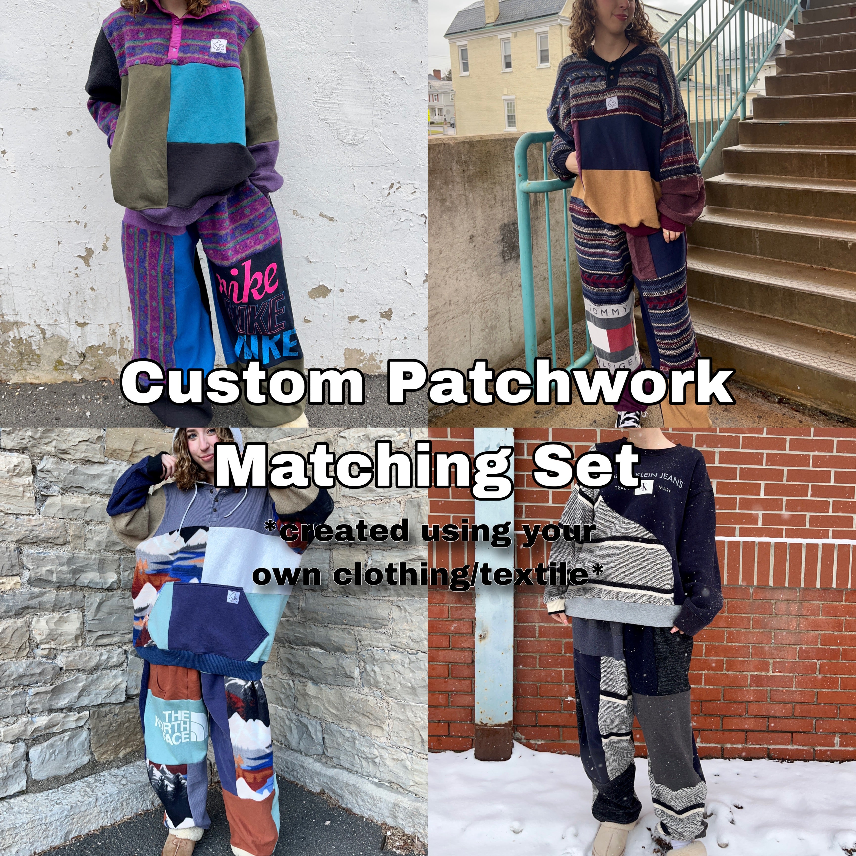 Patchwork Matching Set Custom Matching Set (Mail-In) – Something Made Custom